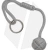 Monkeyz Fist Gray Paracord Lanyard Knot (Small 3/4" Ball)