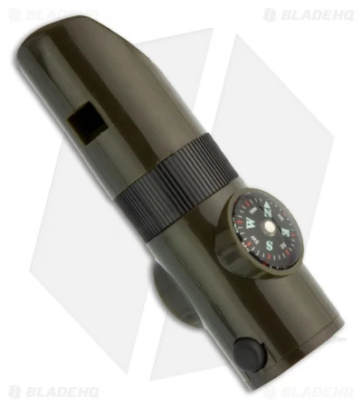 NDUR 7-in-1 Survival Whistle Olive 23030