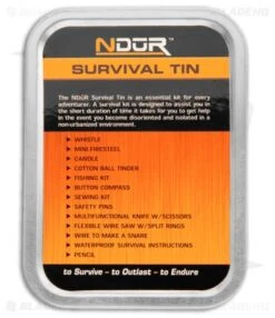 Ndur Survival Tin Adventurer Kit