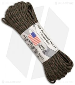 Atwood 550 Lb. Paracord 100 Ft. 7 Strand Core (Wetland) RG1048H