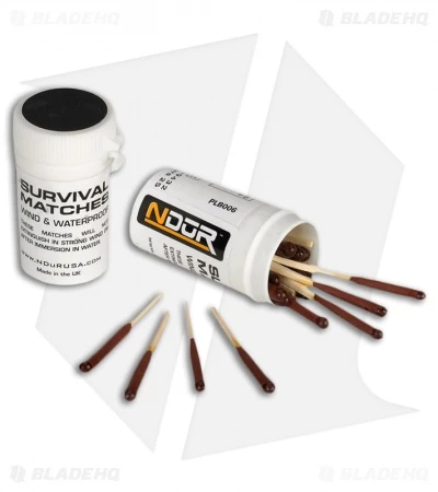 NDUR Wind & Waterproof Survival Matches (25 Per Box) 21060