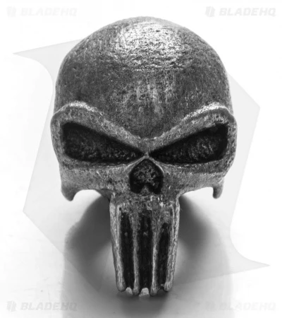 Magallona Vigilante Skull Lanyard Bead (Pewter)
