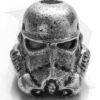 Magallona Empire Police Skull Lanyard Bead (Pewter)