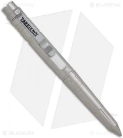 Takedown DLX Tactical Defense Pen W/ Crown & Glow Insert (Silver)