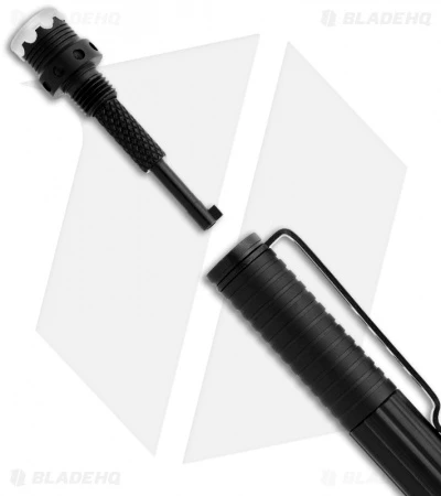 UZI Tactical Defender Pen 3 W/ Crown & Hand Cuff Key (Gray) TACPEN-3 - Image 2