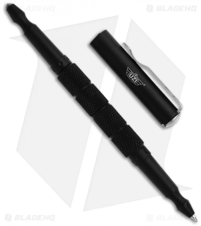 UZI Tactical Defender Pen 5 W/ Glass Breaker Tip (Black) TACPEN-5 - Image 2