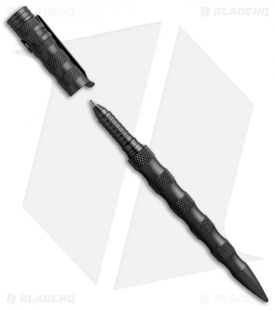UZI Tactical Striker Pen 11 W/ Striking Point (Black) TACPEN-11 - Image 2