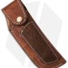 Venture 7.5" V114F Leather Fixed Blade Belt Sheath Brown