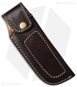Venture 7.75" V114B Leather Fixed Blade Belt Sheath Brown