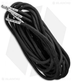 Wasatch Outdoors 64" Fire Starter Paracord Survival Laces (Black)