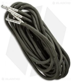 Wasatch Outdoors 48" Paracord Survival Laces W/Tinder & Fishing Line (OD Green)