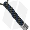 Zero Tolerance Knives Tied Paracord Lanyard + ZT Bead Gray/Blue